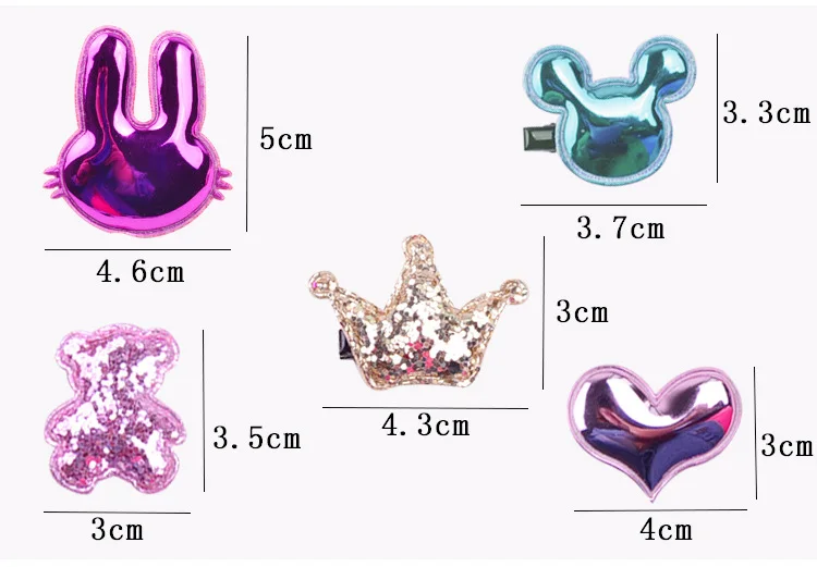 20 шт. в наборе, новинка, детская заколка в форме сердца, мультяшная челка, заколка для волос, милая девушка, боковая заколка, головной убор