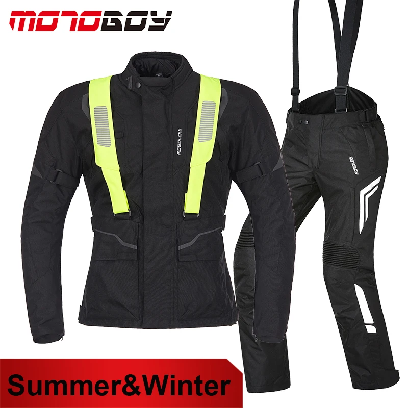 

MOTOBOY 4 seasons Motorcycle wateproof jacket Reflective CE Protection racing motorcycle capacete motocross Protective jackets