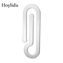 Нержавеющая Сталь Многофункциональная металлические зажимы для денег Высококачественная Серебряная скрепка для бумаги Кредитная карта портфель держатель для денег папка