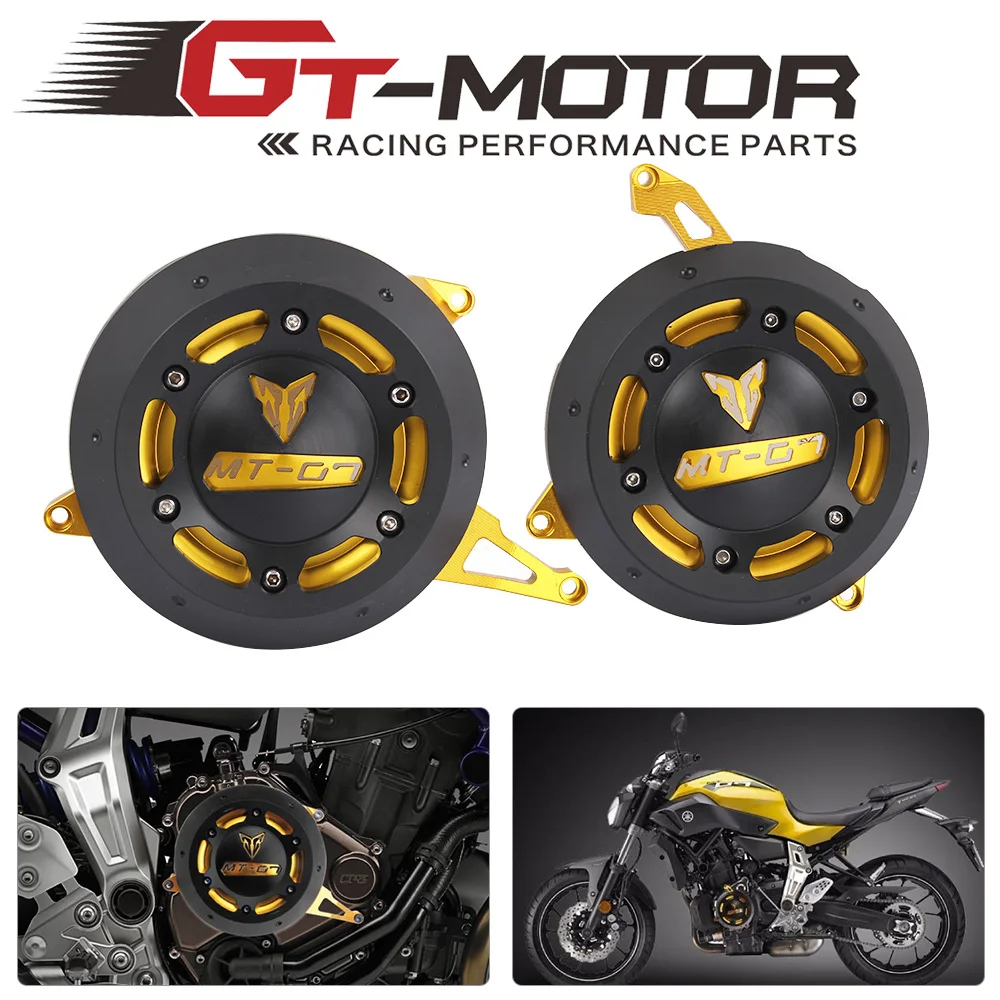 

GT Motor-For YAMAHA MT-07 MT07 FZ-07 FZ07 4 Color Engine Stator side Case Cover Engine Cover Protector