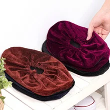 1 пара чехлов для обуви противоскользящие моющиеся бахилы эластичные пылезащитные многоразовые фланелевые