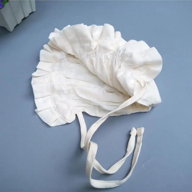 Bnaturalwell маленьких Винтаж хлопковый бант обувь для девочек белый капот подарок новорожденному Фото Опора Дети Лето Швабра кепки H210D