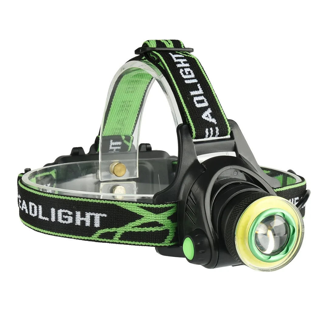 Outdoor Fishing Tools LED Headlamp Zoom 4 Modes Headlight Outdoor Fishing Lighting Night Safety Portable Headlamp Fishing Tools