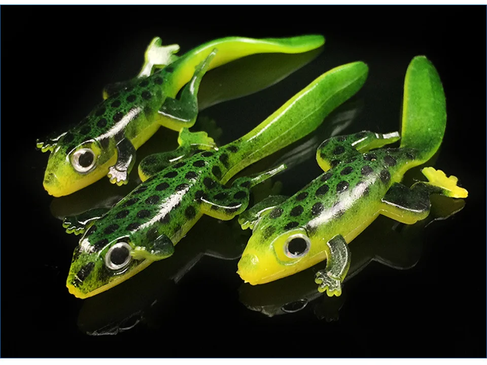 GLUREE-3Pcs-7.5cm-3g-3D-Eyes-Fishing-Lures-Emulational-Lizard-Artificial-Bait-Soft-Silica-Gel-Soft-Bait-Fishing-Tackle-Green_02