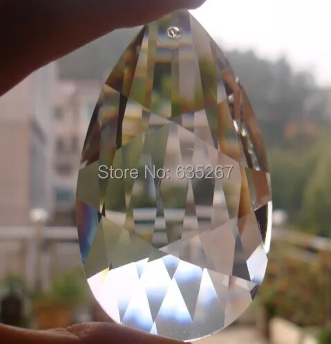 5PCS/lot , 76mm crystal ornament suncatcher prism pendant hanging pendant free shipping 5PCS/lot , 76mm crystal ornament suncatcher prism pendant hanging pendant free shipping