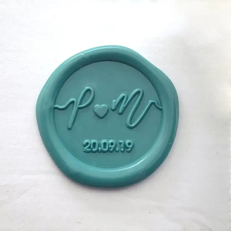 

- Custom Sealing Wax Stamp - Personalized Wedding Wax Sealing Kit - Initials Invitation Seal StampWedding Invitation Wax Seal S