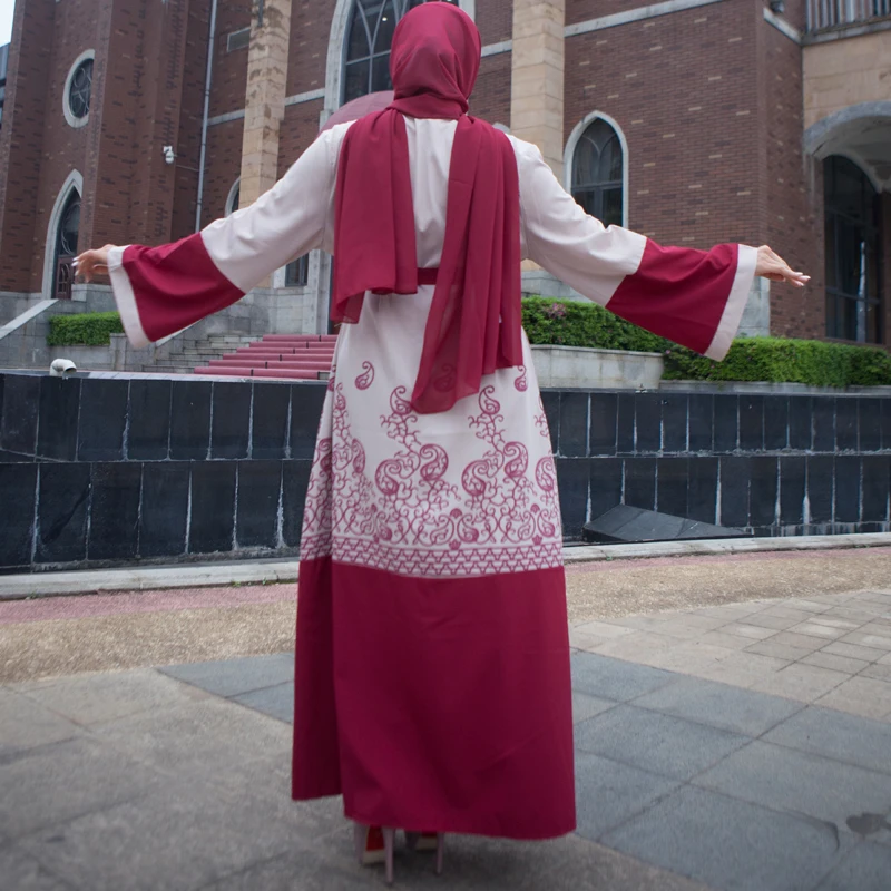 Рамадан Eid размера плюс Abaya Дубай кимоно кардиган мусульманское платье Abayas для