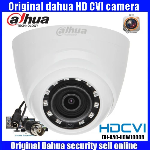 

Original DAHUA HDCVI1MP Metal Dome Camera HAC-HDW1100M HDCVI IR Dome Security Camera CCTV IR distance 20m HAC-HDW1100M