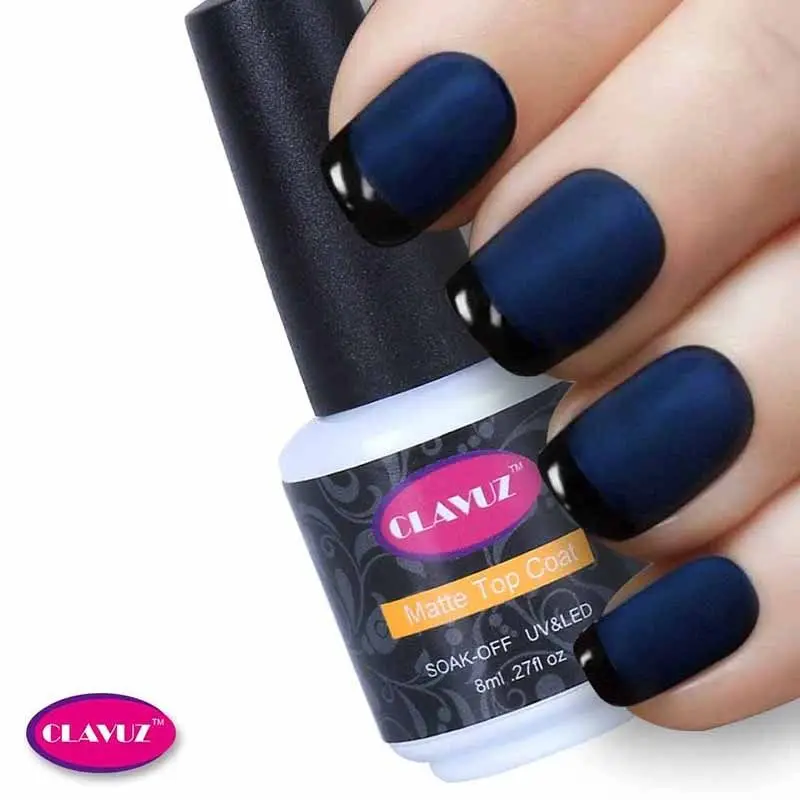 CLAVUZ 8 мл Matt Top лак для ногтей матовый Гель Топ гель мат Vernis матовое верхнее
