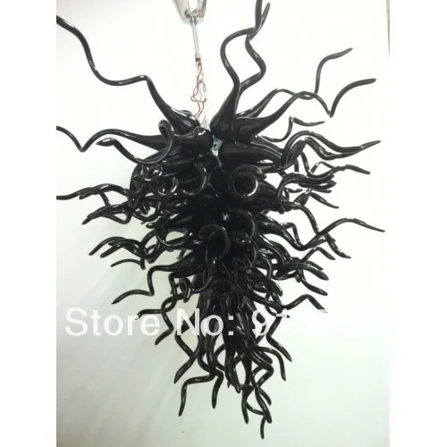 

C37-Free Shipping Delicated Art Light Black Chandeliers