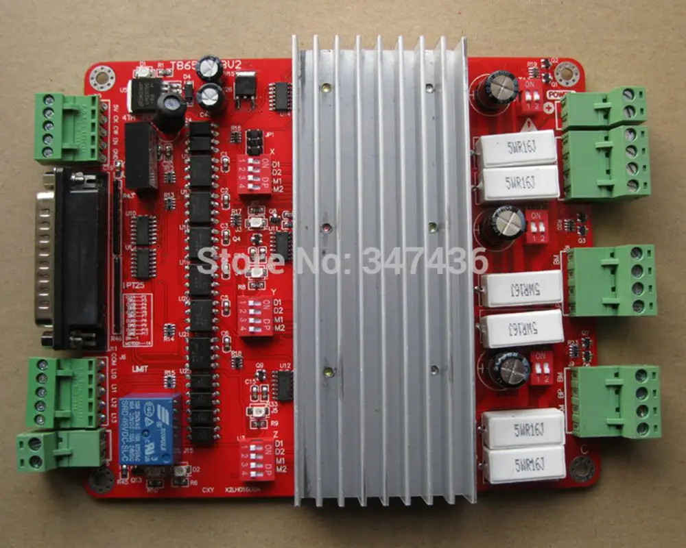 

3-Axis Engraving Machine Drive Board CNC Control Board TB6560 with 4th Axis Extended Engraving Machine Driver