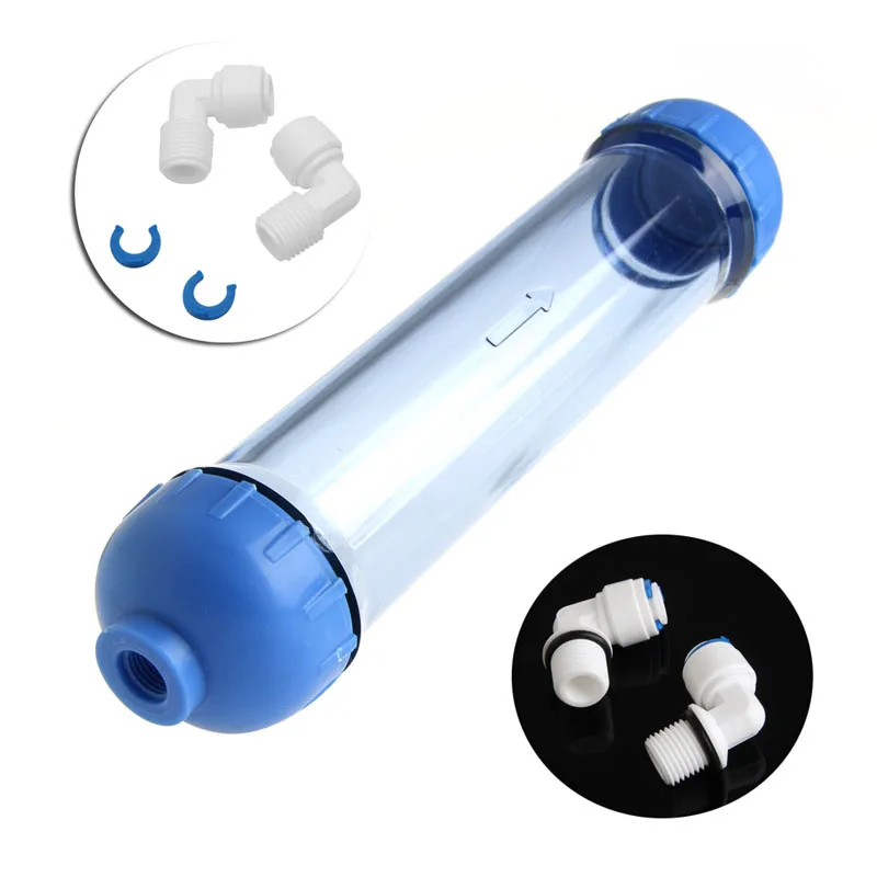 

Water Filter Housing DIY Fill T33 Shell Filter Tube Transparent Reverse Osmosis