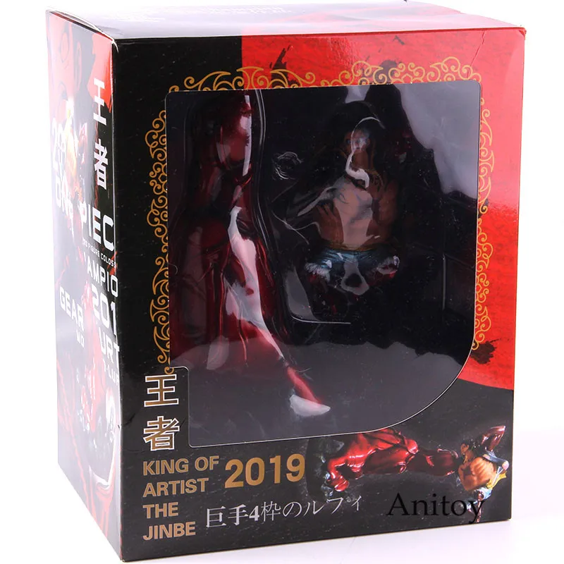 One piece Luffy gear четвёртый король художника Jinbe one piece jinbe Аниме Фигурка фигурка Коллекционная модель игрушки