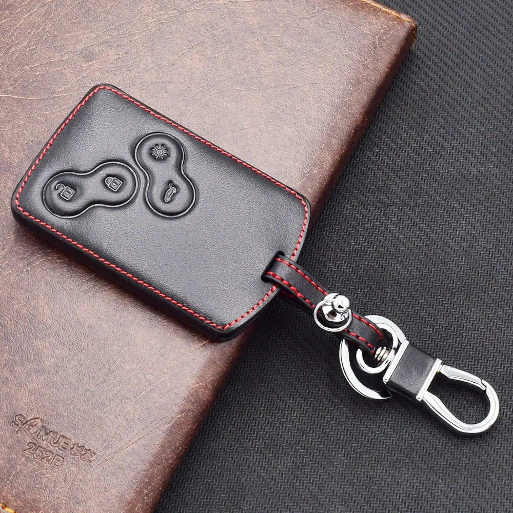 10 Renault Koleos Laguna 2 3 Megane 1 2 3 Sandero leather car key case cover