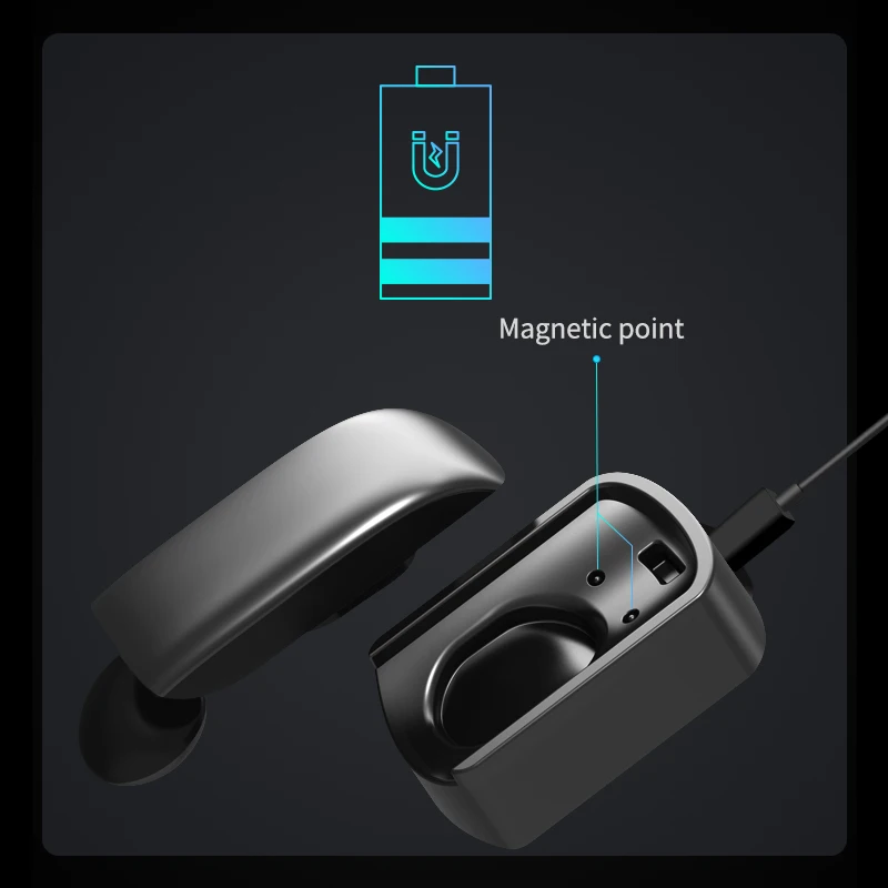 Smart Bracelet Bluetooth Headset Combo Call Heart Rate Blood Pressure Exercise Step Men Women Sleep Monitoring Smart Watch