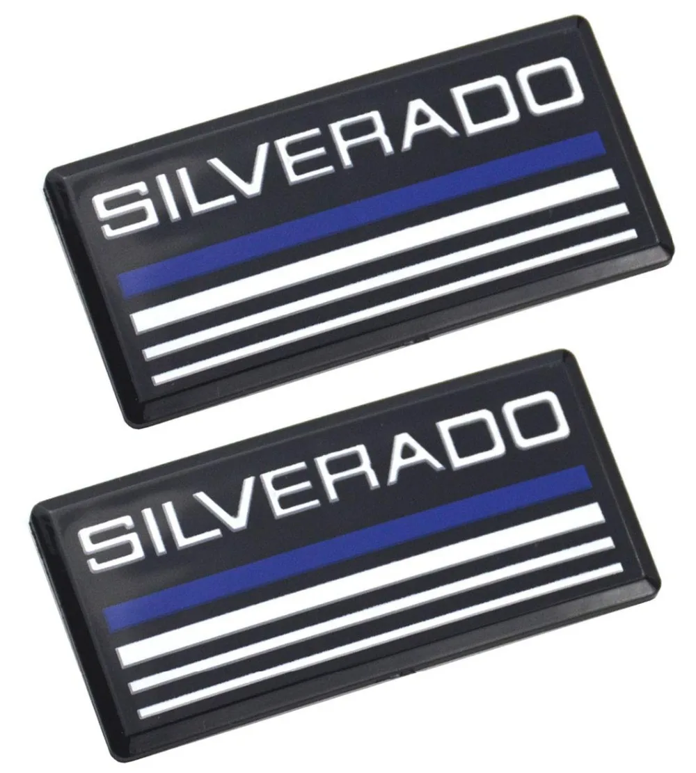 Black Red White 1Pc Cheyenne Roof Pillar Cab Emblem Badge Nameplate Side Replacement For 88-98 Chevy Silverado