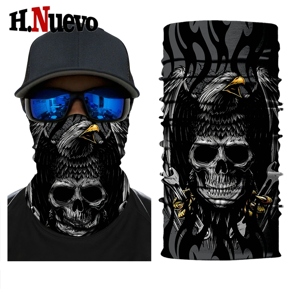 Buy Biker Balaclava Face masks Ghost Durag Skull Mask