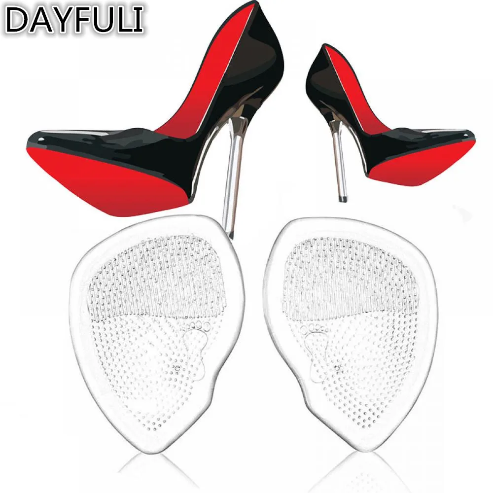 Gel Forefoot Silicone Shoe Pad Insoles High Heel Elastic Cushion Comfy Foot Care