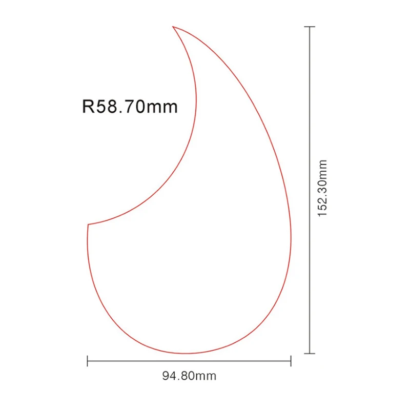 Pleroo гитарные части Акустическая гитара pick guard Качество самоклеющиеся OM 18V стиль pick Guard наклейка для 4" 41" размер гитары ra