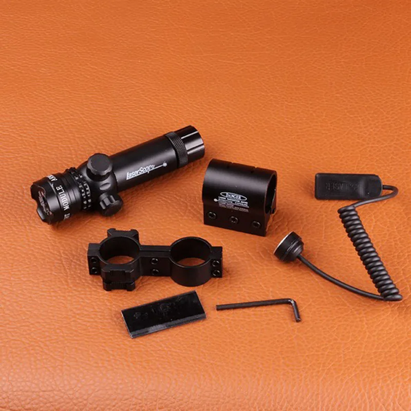 

Tactical 5mw Red Laser Sight Rifle Scope Riflescope Designator 20mm Mount Tail Switch For Hunting LG5 Laser Sight