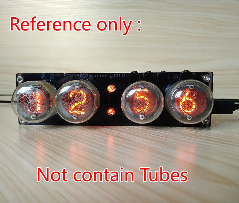 

Digital Nixie Tube Clock QS30-1,SZ-8 ZM1020 Nixie Clock Vintage Retro Desk Table Clock 5V TO 170V Boost module MicroUSB