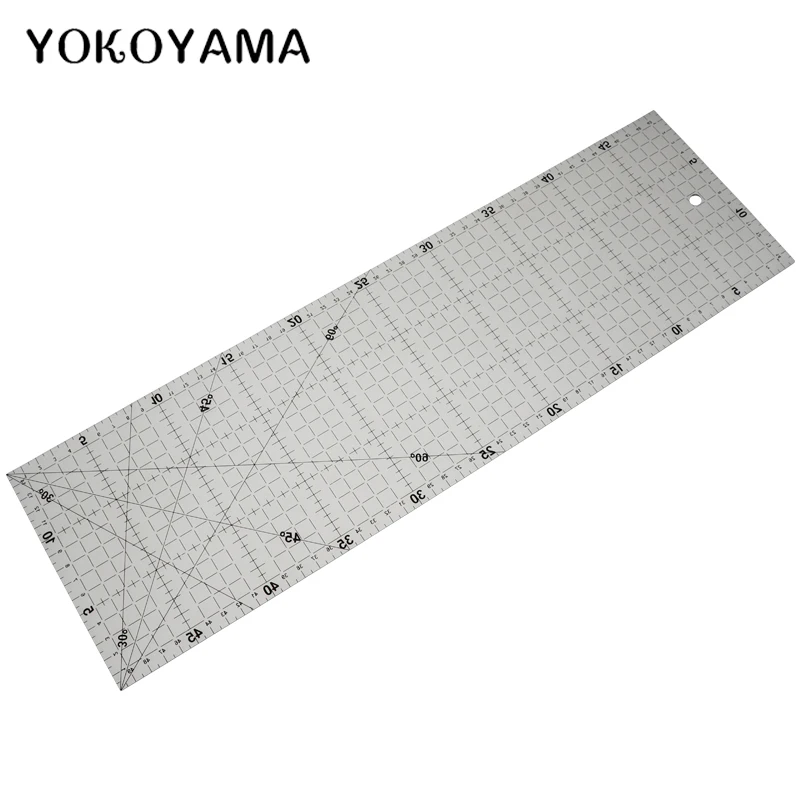 YOKOYAMA 15*50 см Швейные Лоскутные ножки портновские линейки для резки ткани высококачественная акриловая многофункциональная линейка для одежды