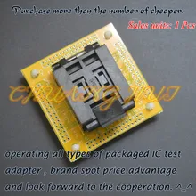 QFP128 Тесты разъем TQFP128 FPQ128 LQFP128 IC51-1284-1702 шаг = 0,4 мм адаптер/IC socket/IC Тесты разъем