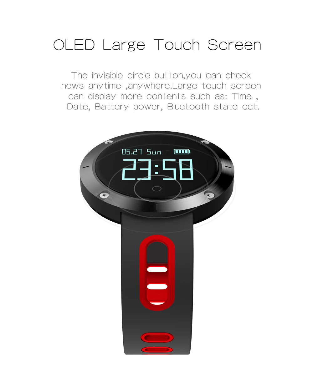 MAKIBES DM58 BLUETOOTH SPORTS HEART RATE SMART BAND WITH BLOOD PRESSURE MONITOR IP68 WATERPROOF WRISTBAND 237054 36