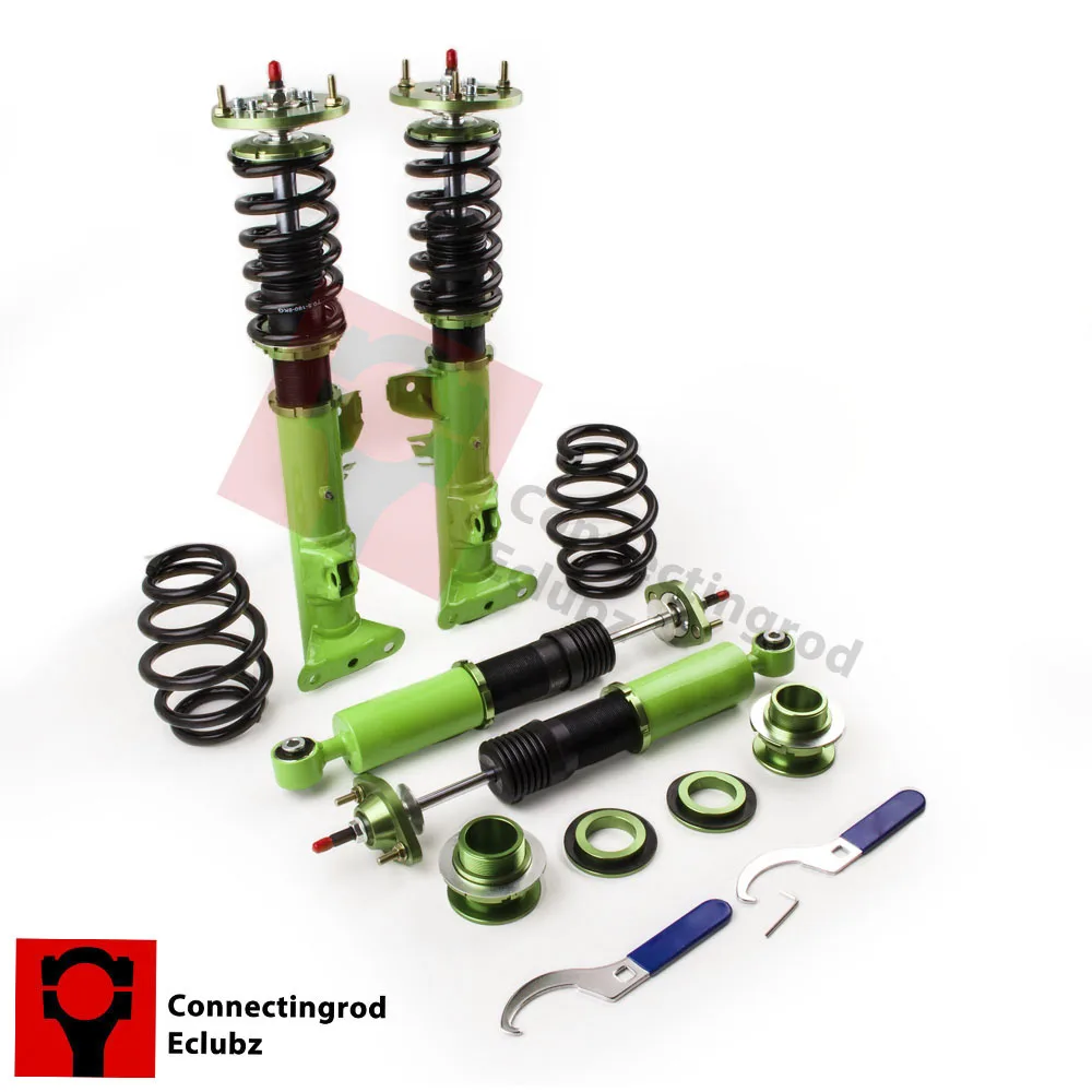 Green Coilover Shock strut Kit for BMW E36 3 Series M3 Coupe Limo