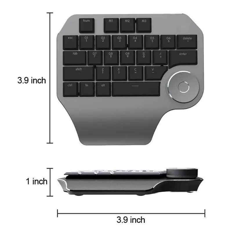Delux T11 дизайнерская Проводная клавиатура с подсветкой Клавиатура для рисования с умным циферблатом