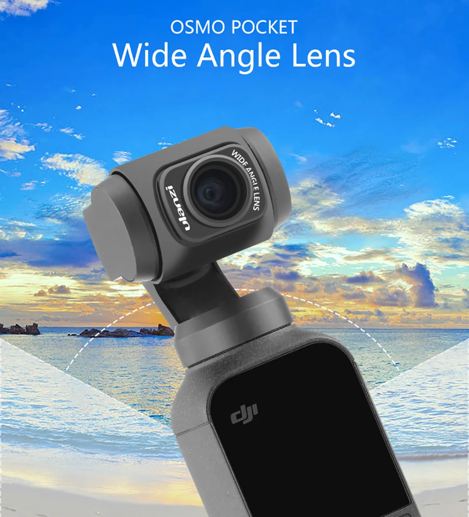 Ulanzi OP-5 широкоугольный объектив для DJI Osmo карманная оптическая стеклянная магнитная структура профессиональные карданные аксессуары для DJI Osmo