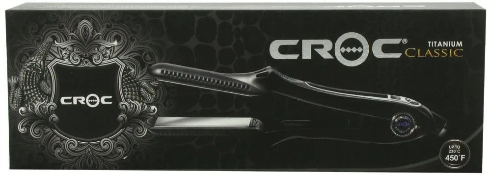 24PCS Professional Turboion Hair Straightener CROC Classic Smooth Titanium  Flat Iron 1.5 Inch(Black Titanium Plate) Up To 450F|plate furniture|plate  flipperplate photography - AliExpress