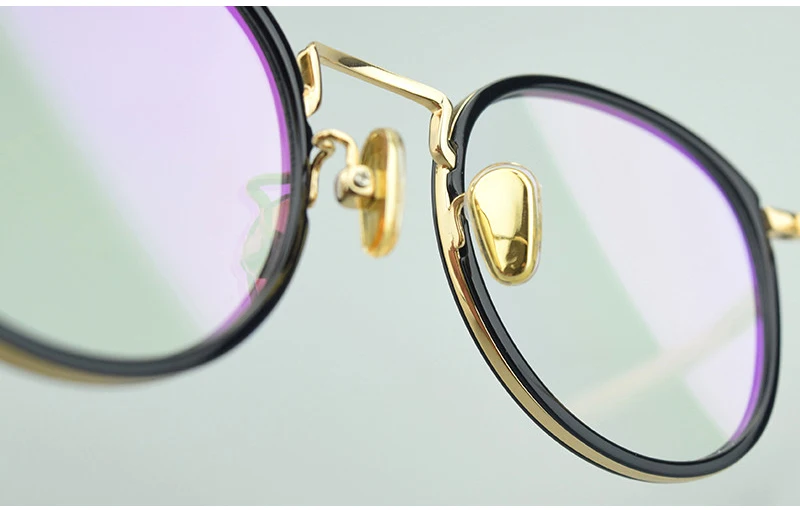 Круглые очки TAG бренд ретро с прозрачными линзами унисекс золотая круглая металлическая оправа очки оправа оптическая Мужская и женская черная oculos близорукость