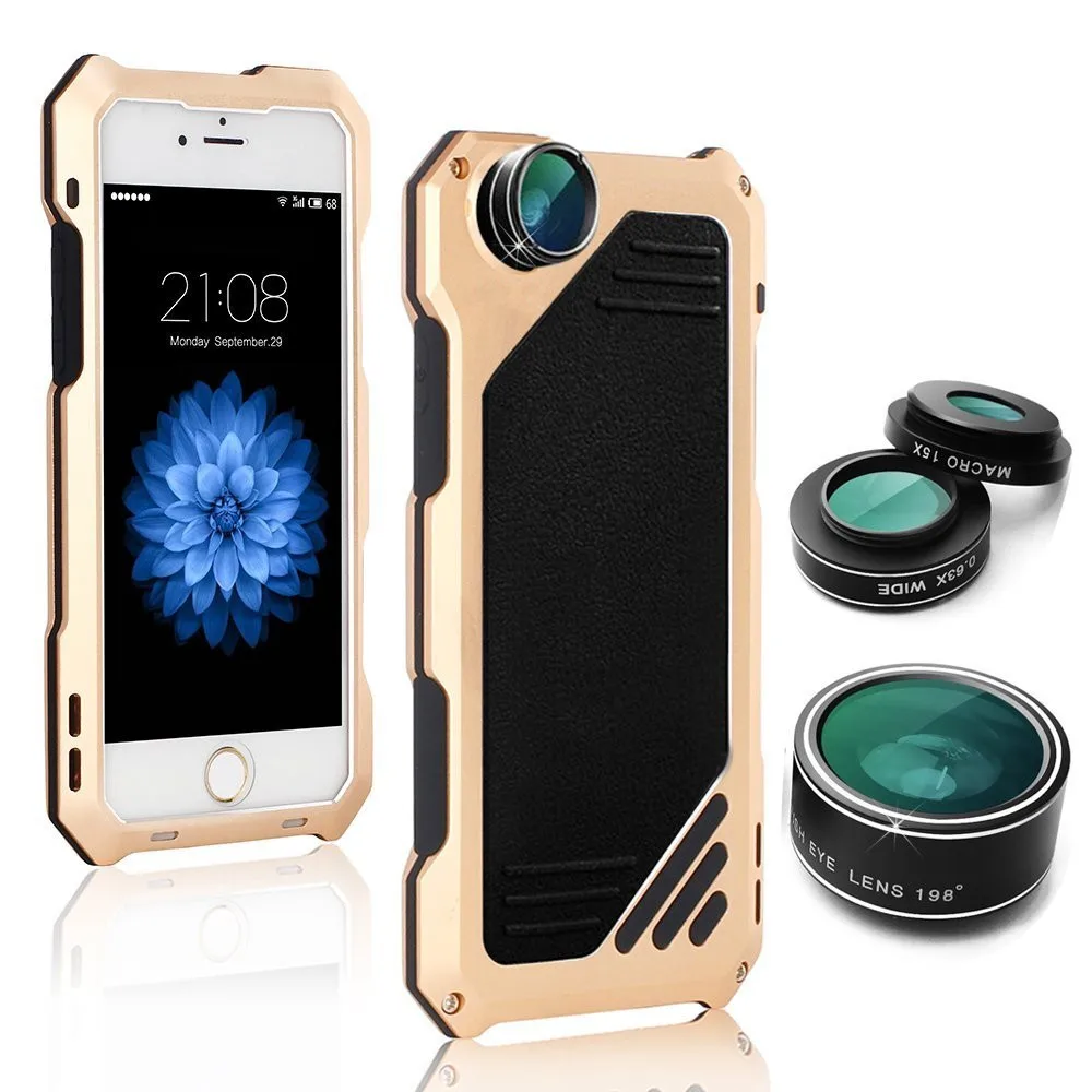 Alysha 98omrsqiuj475 Skup Tanie Hybrid Armor Case For Iphone 5s 5 Aluminum Metal Cover With Camera Lens Kit Se Shockproof Phone Coque Funda Cena