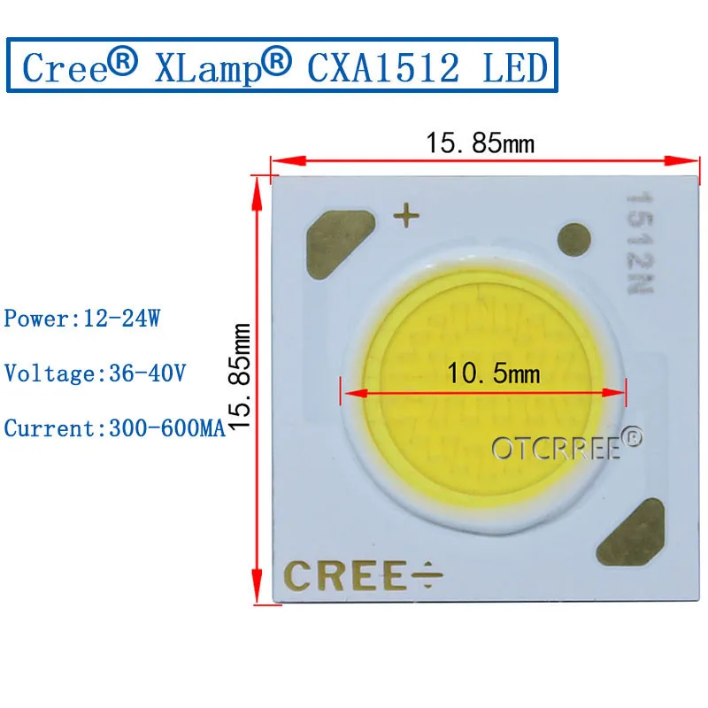 1 10 шт. Cree cob CXA1304 CXA1507 CXA1512 CXA1816 CXA1820 CXA2530 CXA2540 LED CRI80 3000K 4000K светодиодный чип
