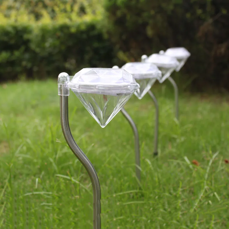 Lâmpadas do Gramado solar lâmpada led de diamante Power : 0.06w