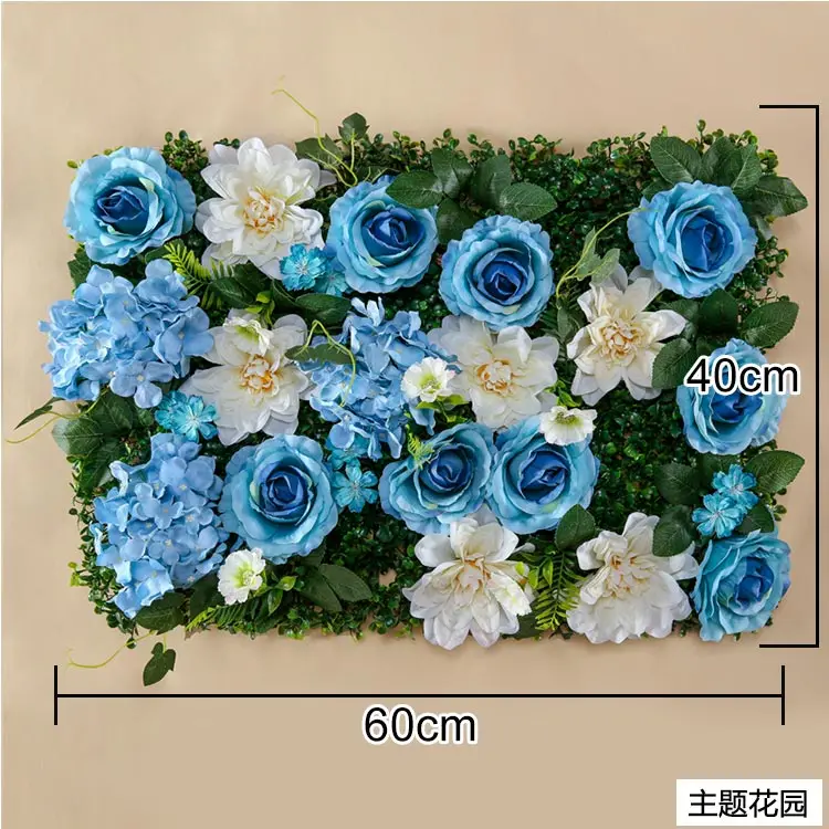 Luyue размер 40 смх60 см Шелковый цветок розы искусственный цветок для свадебного украшения цветы стены свадебный фон Декор - Цвет: as picture color ZT