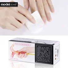Modelones 360 шт./лот безворсовой салфетки ногтей салфетки Дизайн ногтей салфетки для снятия лака для гель-лака удалить натуральный хлопок Гвозди колодки бумага