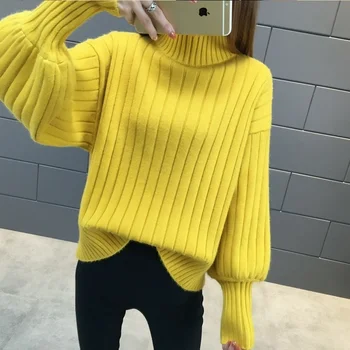 

ZOGAA 2019 Winter Women Sweaters Long Sleeve Loose Pullovers Jumper Knitwear Outerwear Korean Female O neck Warm Sweaters Tops
