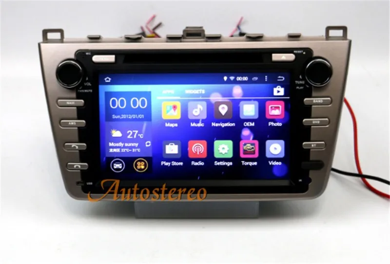 Discount Android 9.0 32GB Car DVD player GPS navigation radio Stereo for Mazda 6 Atenza 2008-2012 multimedia radio tape recorder headunit 2
