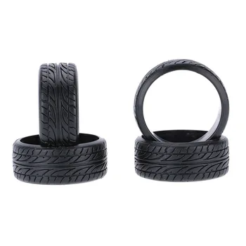

4 Pcs/set 1/10 Grain Drift Rubber Hard Tyre for Traxxas Tamiya HPI Kyosho RC Drift Model Car