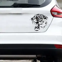 Светоотражающие автомобиля стикеры наклейки Тигр покрытие на голову автомобиля и мотоцикла сбоку автомобиля наклейки для автомобиля