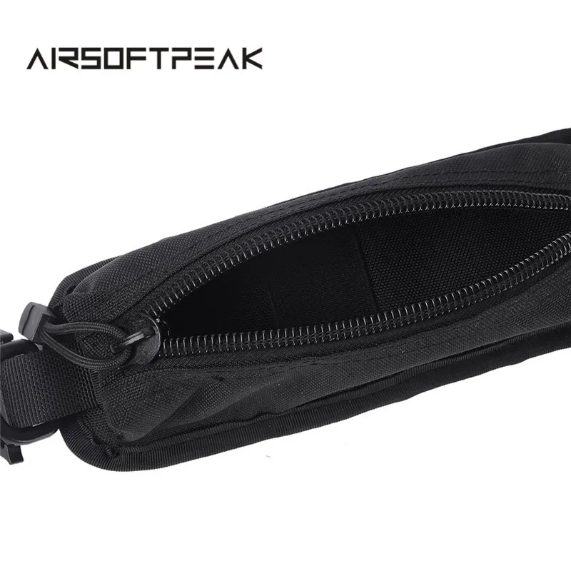 Airsoftpeak Tactical Molle Sundries Accessory Bag Backpack Shoulder Strap Belt Pouch Outdoor Edc Tools Pouches Black