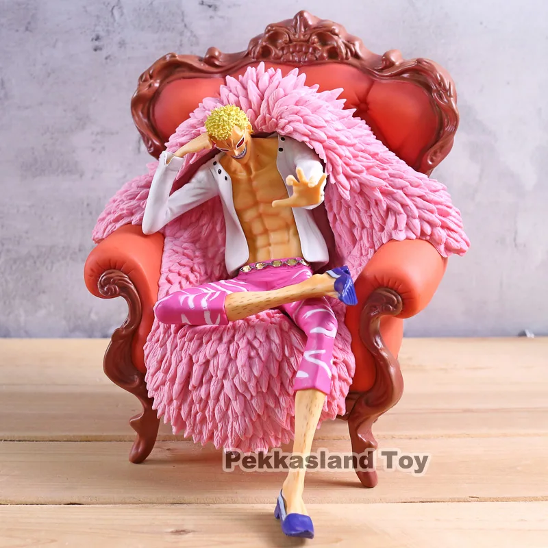 Аниме одна деталь фигурку donquixote doflamingo сидит на диван ПВХ Коллекция Модель игрушки p. o. p DX подарок на день рождения