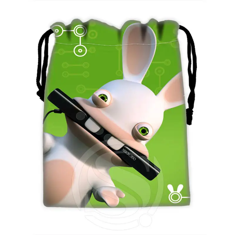 

New arrive Custom rayman raving rabbids #3 drawstring bags for mobile phone tablet PC packaging Gift Bags18X22cm SQ00715-@H0324