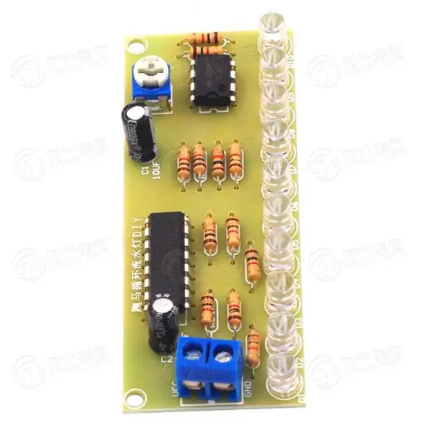 NE555LED الحصان سباق تعميم مصباح إضاءة يعمل تحت الماء كيت/pcb لوحة دوائر كهربائية/الإلكترونية إنتاج DIY كيت (أجزاء) NE555LED الحصان سباق تعميم مصباح إضاءة يعمل تحت الماء كيت/pcb لوحة دوائر كهربائية/الإلكترونية إنتاج DIY كيت (أجزاء)