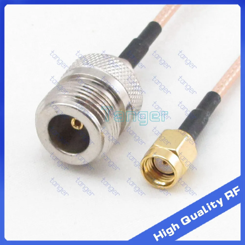 

High quality N-type female jack to RP-SMA male connector with RG316 RG-316 RF Coaxial Pigtail Jumper LOW Loss cable 8inch 20cm