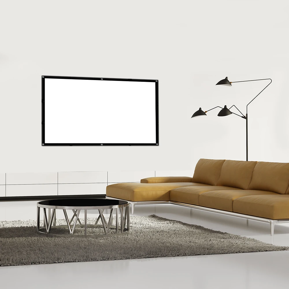 Everycom 83 дюймов 16:9 3D HD настенный проекционный экран холст для домашнего кинотеатра