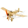Micro Balsawood Airplane Kit Fokker-E Aircraft Model 420mm Wingspan Electric Remote Control Aeroplane for Indoor Park Fly K8 6