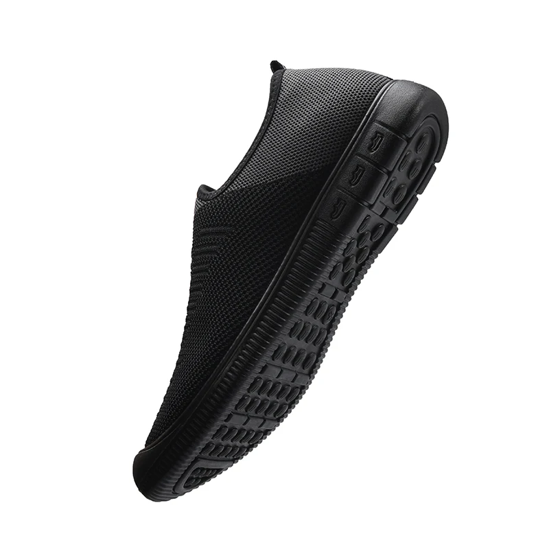 2019 New Fashion Men Shoes Brand Flats Breathable Slip on Man Outdoor Walking Sneakers Gray Black Lightweight Male Trainer